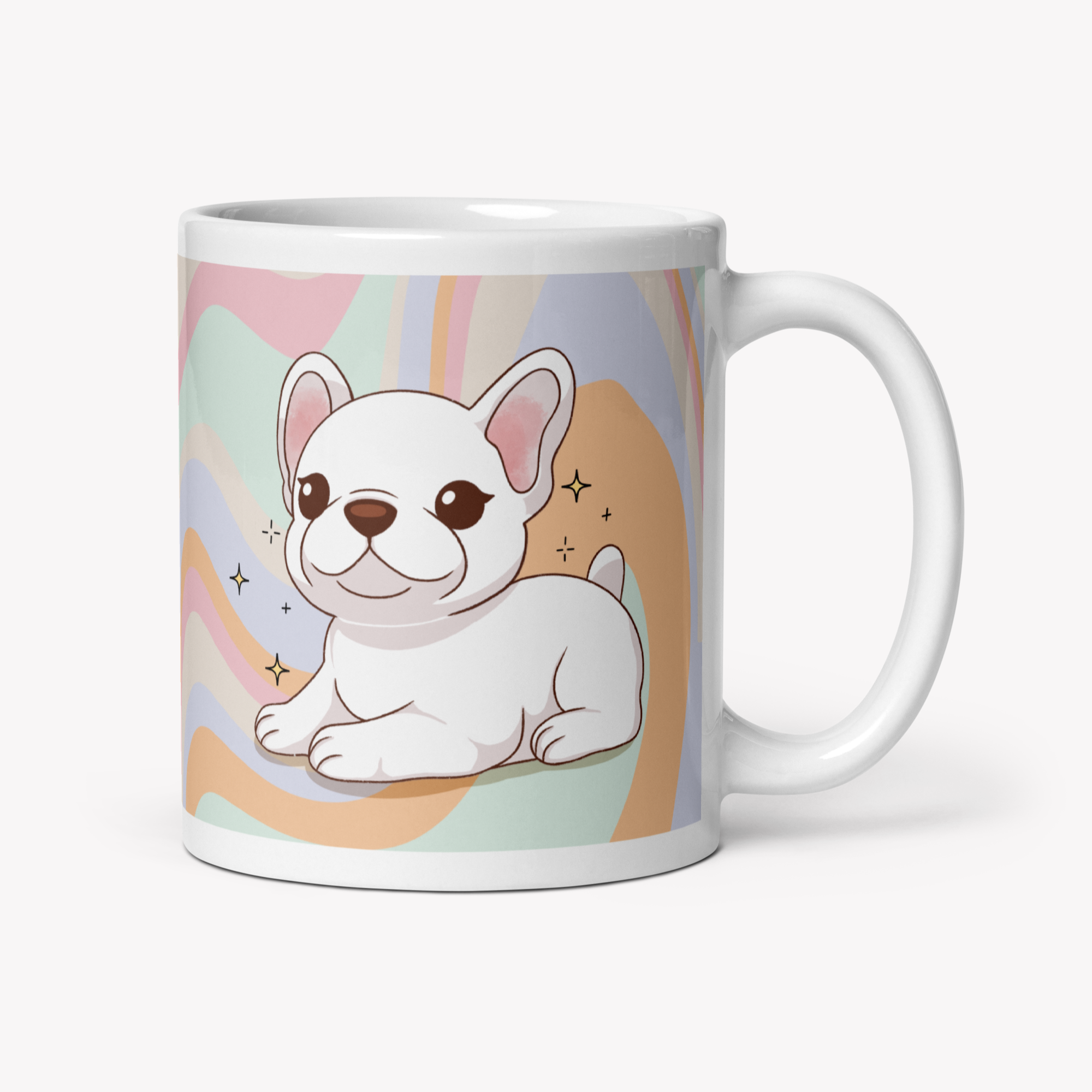 Caneca Buldogue Francês - Creations by Mimi