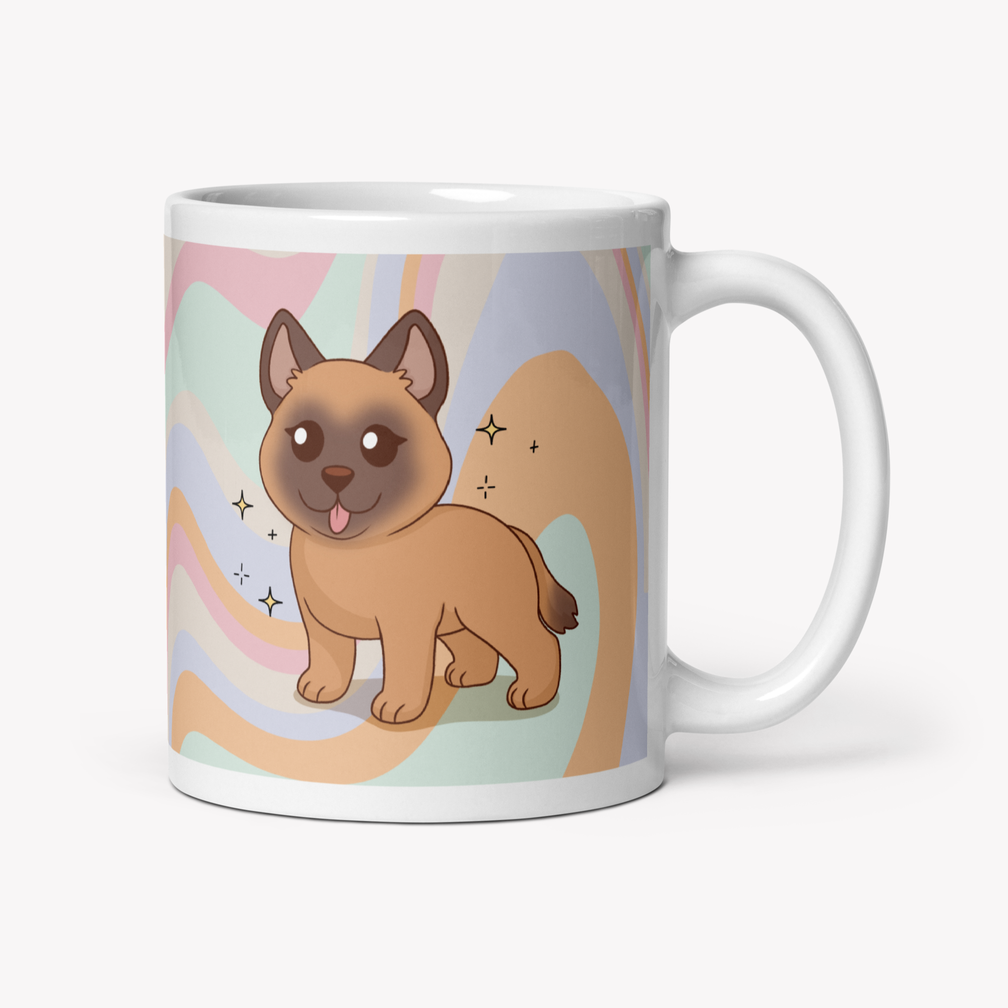 caneca pastor belga malinois
